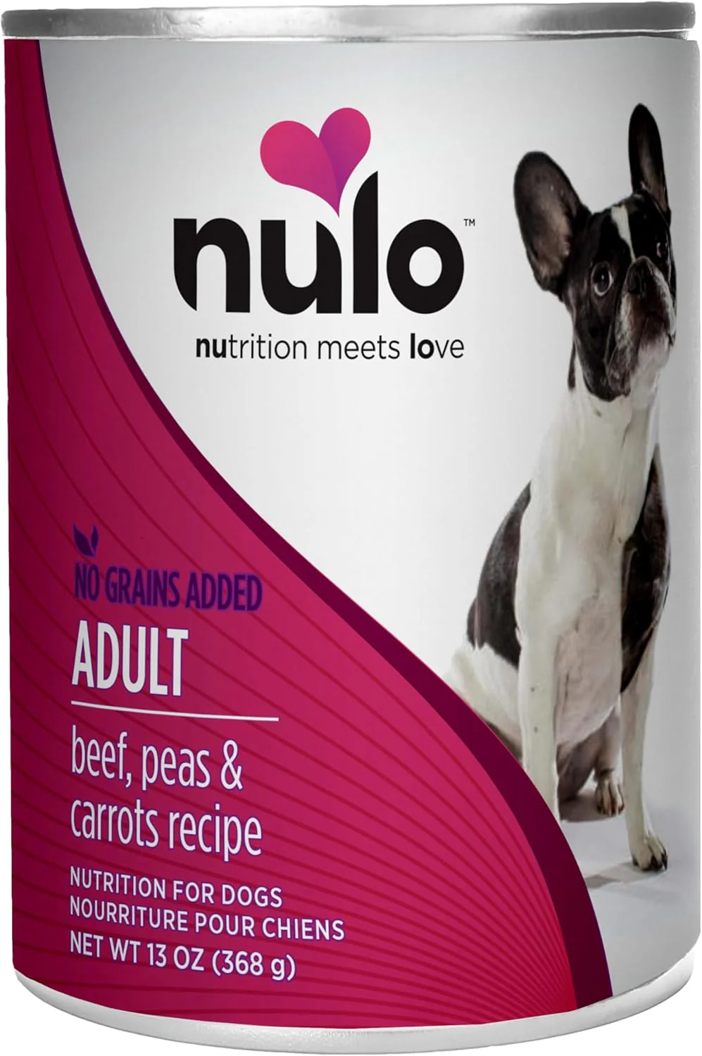 Nulo Freestyle Grain-Free Beef, Peas & Carrots Recipe Adult Wet Canned Dog Food 13 Ounce, 12 Cans - Image 2