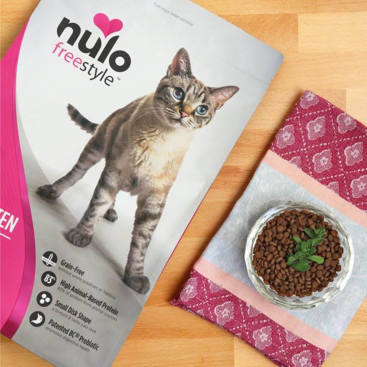 Nulo Freestyle High Protein Cat & Kitten Food, Chicken & Cod Recipe - Natural Grain-Free Dry Cat Food with Omega Fatty Acids & Probiotics, 2 lb Bag - Image 3