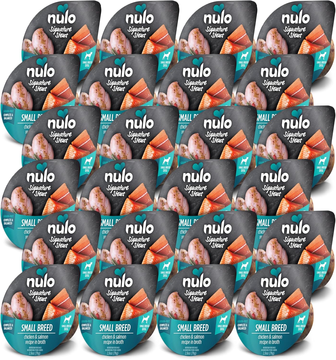 Nulo Small Breed Dog Signature Stew Chicken & Salmon in Broth, 2.8 Ounce (Pack of 24) - Image 2