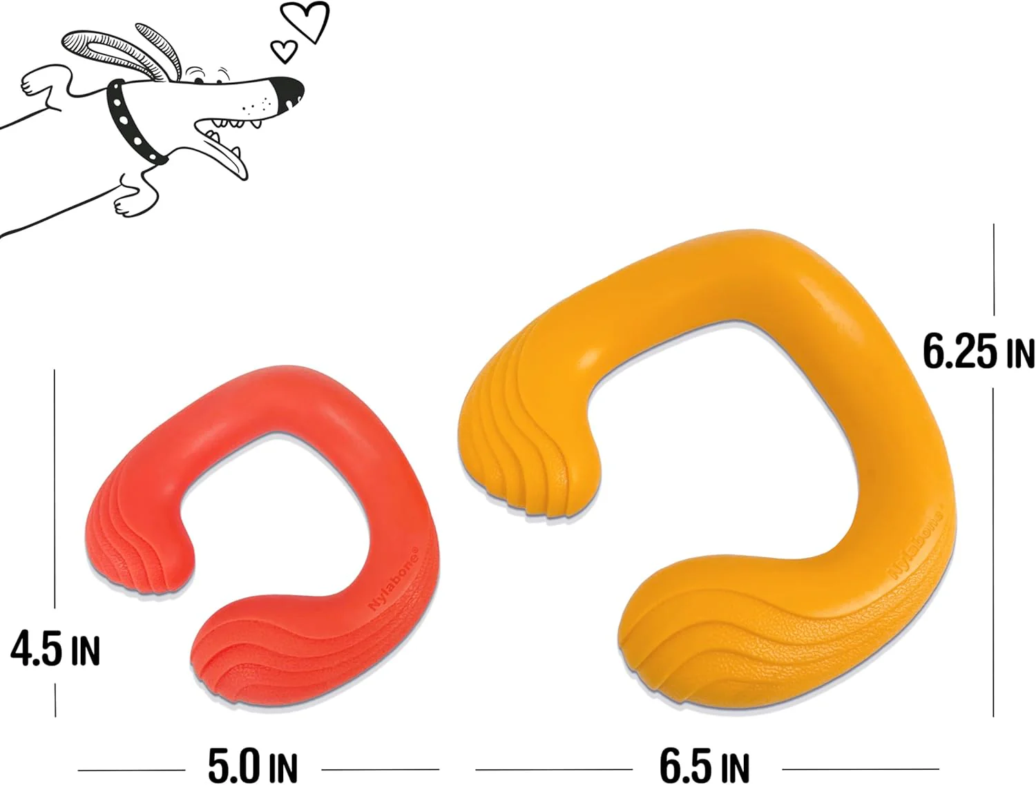 Nylabone C-Shuu Interactive Dog Toy for Small Dogs – Lightweight Squishy Dog Chase Toy for Creative Play & Dog Exercise - Image 11