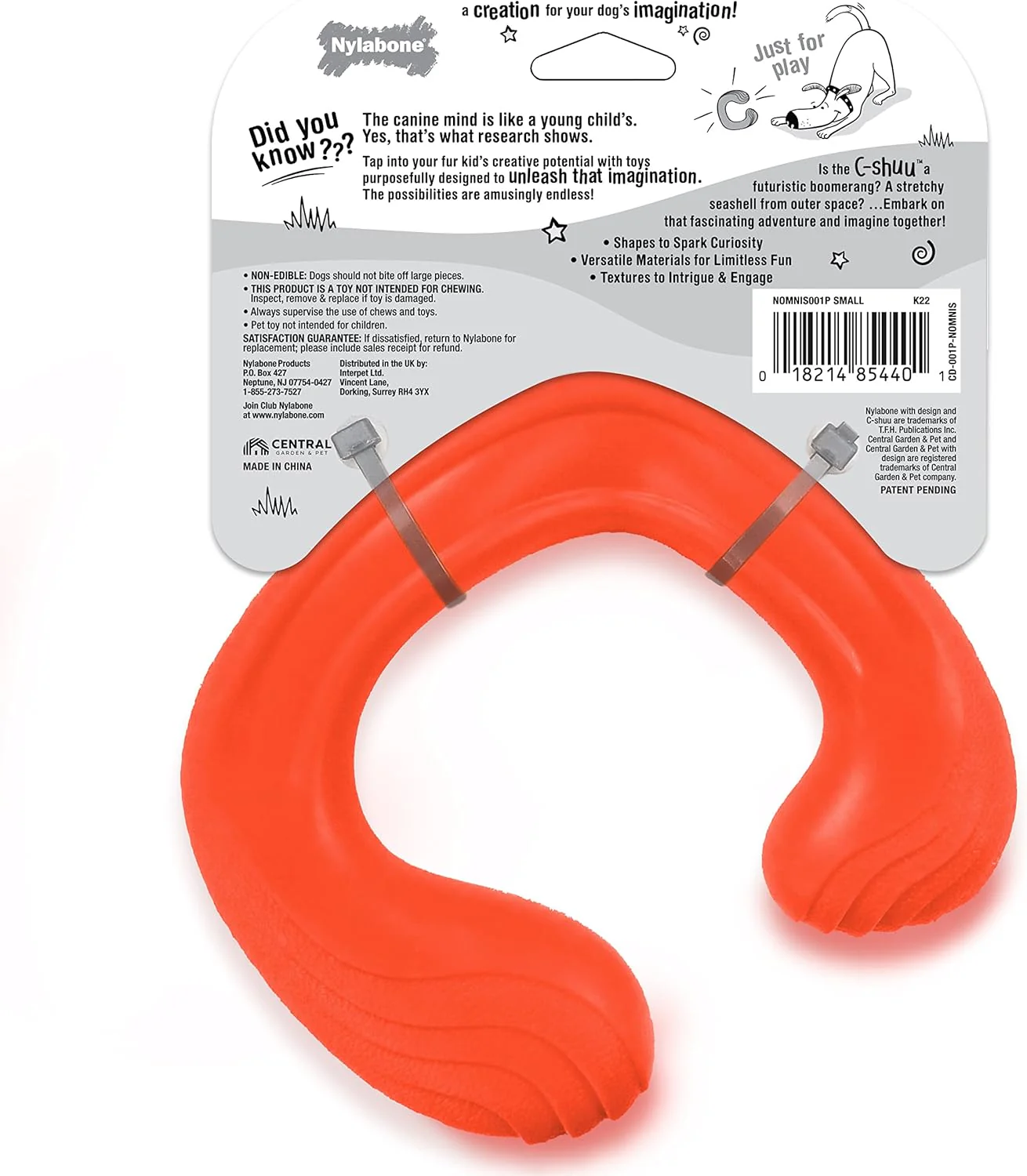 Nylabone C-Shuu Interactive Dog Toy for Small Dogs – Lightweight Squishy Dog Chase Toy for Creative Play & Dog Exercise - Image 8