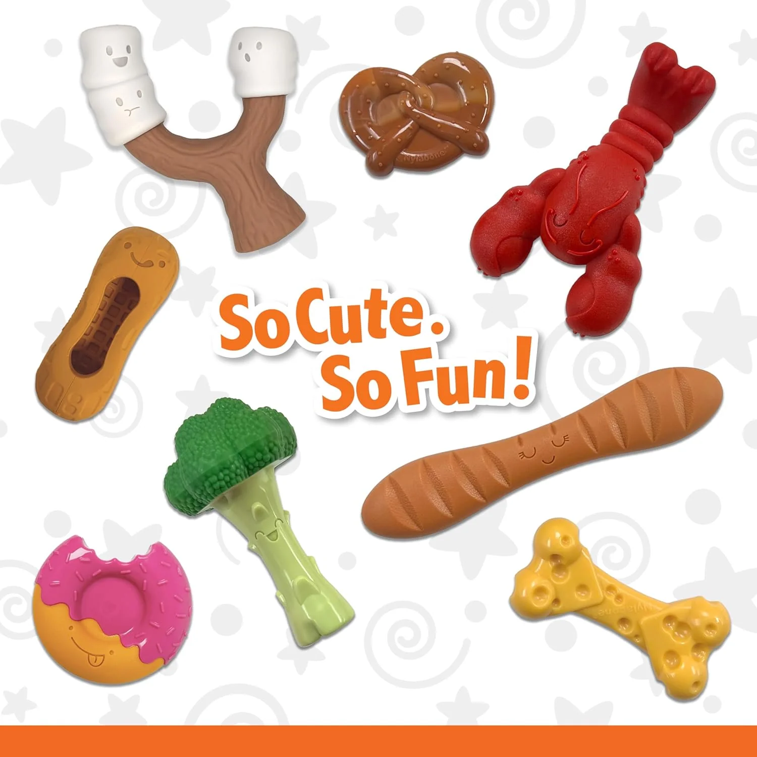 Nylabone Donut Power Chew Toy for Dogs, Dog Toys for Aggressive Chewers, Bacon Glazed Flavor - Image 9