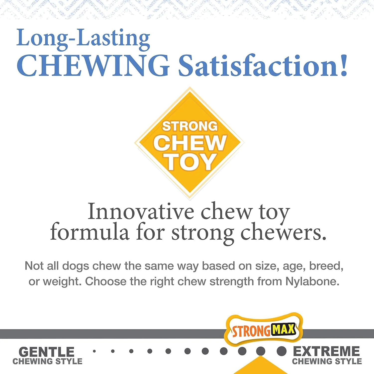 Nylabone Gourmet Style Stick Strong Chew Toy for Puppies, Chicken Flavor, Medium - Up to 35 lbs, 1 Count - Image 7