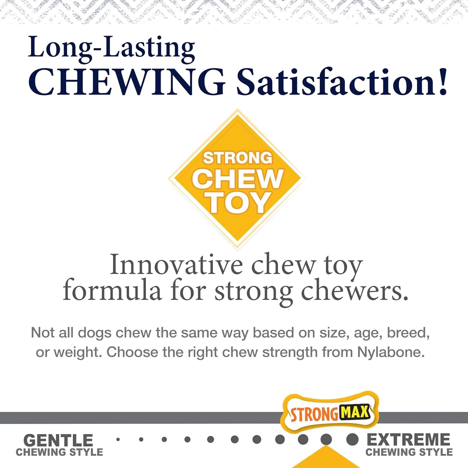 Nylabone Gourmet Style Strong Chew Toy Bundle, Toys for Dogs, Bacon & Chicken Flavor, Small - Up to 25 lbs, 2 Pack - Image 6