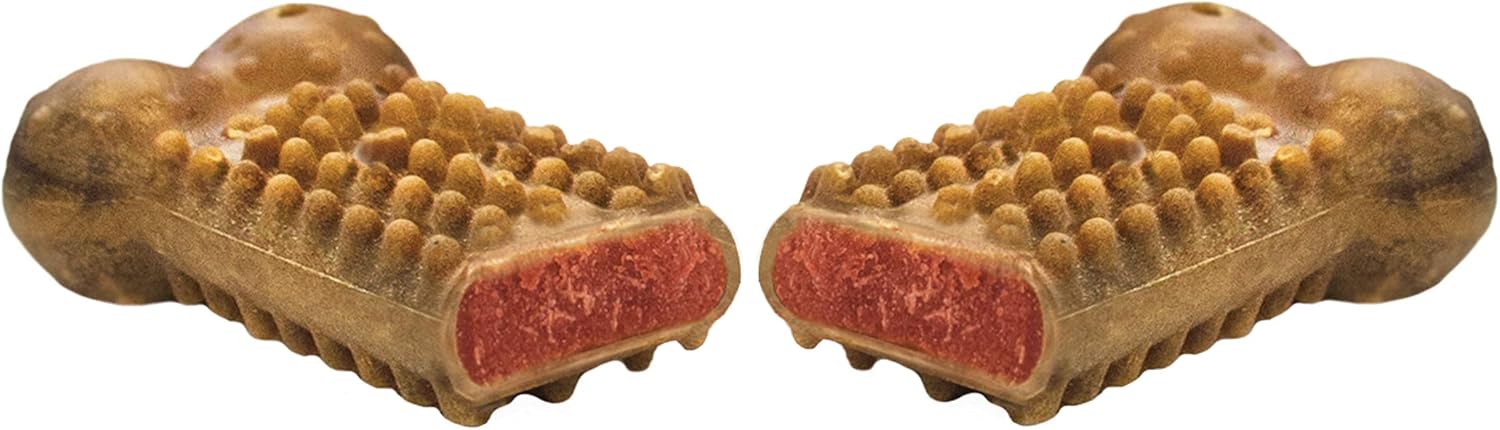 Nylabone Nubz Meaty Center Natural Edible Dog Chews Beef Flavor - Image 3