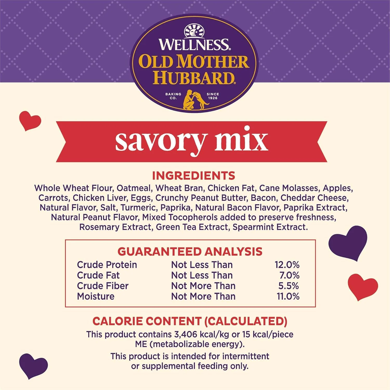 Old Mother Hubbard Wellness Savory Mix Dog Biscuits, Natural, Training Treats, Mini Size, (20 Ounce Bag) - Image 7