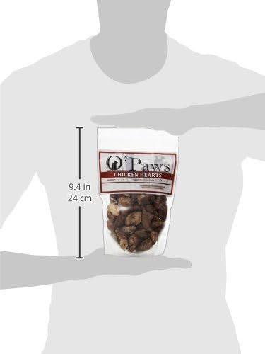 Omas Pride Opaws Freeze Dried Raw Whole Chicken Heart Treats For Dogs/Cats, 4-Ounce - Image 3