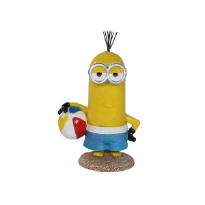 Penn-Plax Minions Officially Licensed Aquarium Ornament – Beach Buddy – Safe for Freshwater and Saltwater Fish Tanks – Small - Image 8