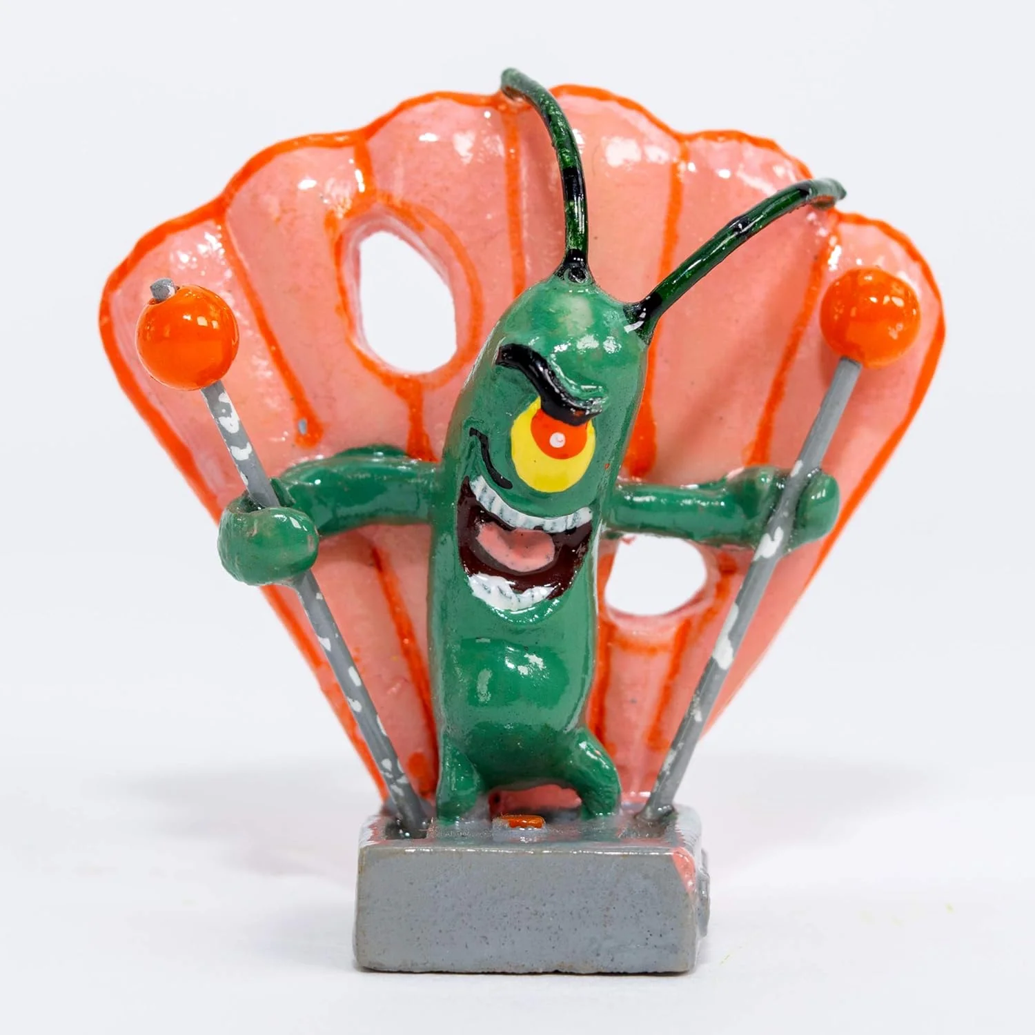 Penn-Plax Officially Licensed Spongebob Squarepants Aquarium Ornament – Plankton (Mini/Small Size) – Great for Freshwater and Saltwater Tanks - Image 4