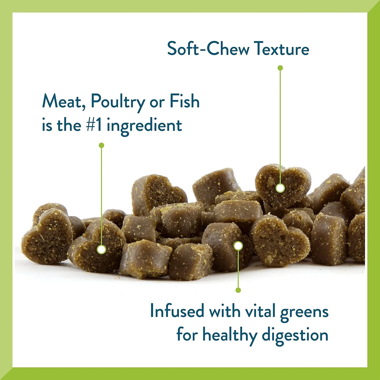 Pet Greens Treats Healthy Salmon Semi-Moist Dog Treat 6 Ounce - Image 3