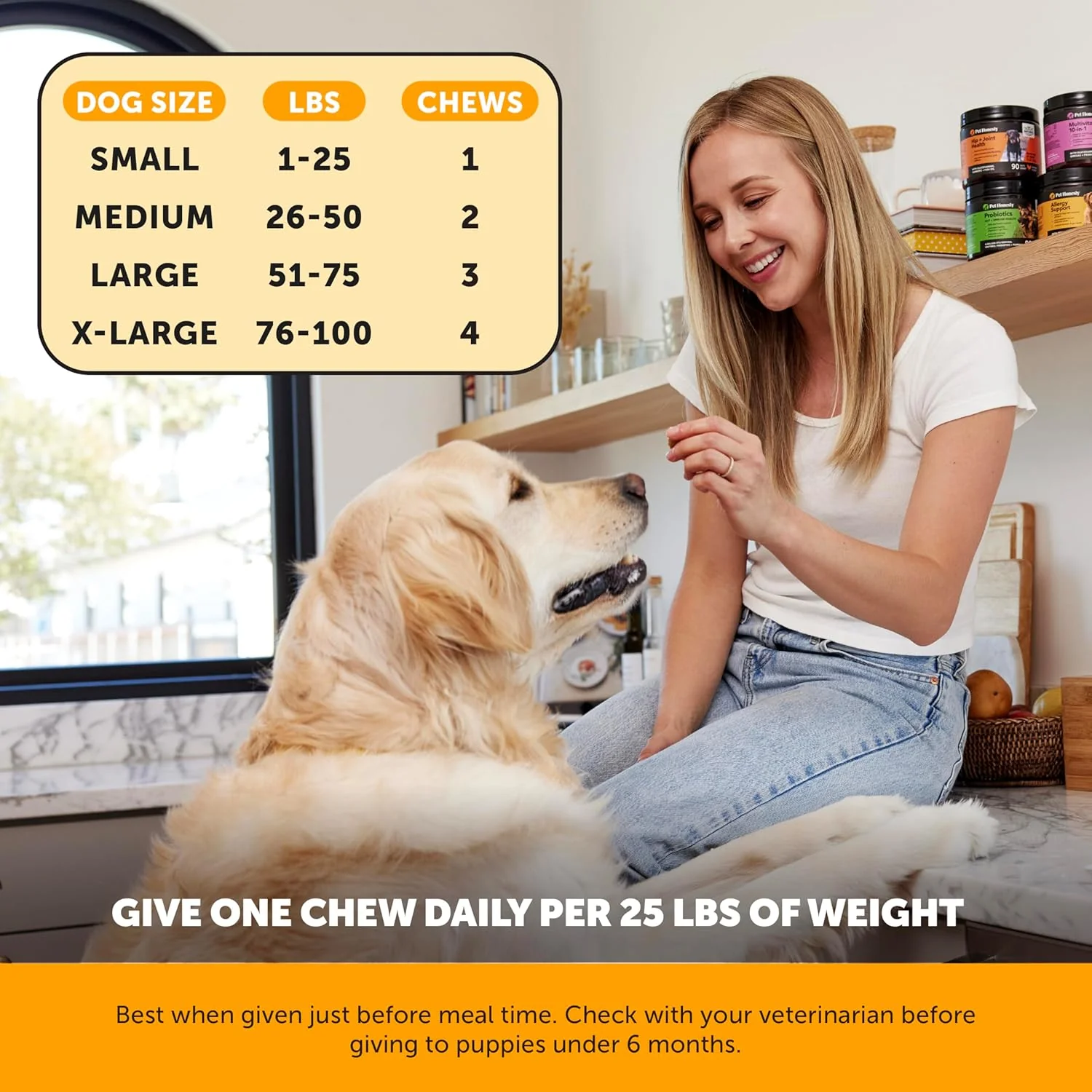 Pet Honesty Allergy Skin Health - Allergy Itch Relief, Fish Oil for Dogs, Probiotics for Healthy Skin, Shiny Coats, Helps Reduce Normal Shedding, Soft Chews for Healthy Skin & Coat - 90 Ct (Salmon) - Image 5