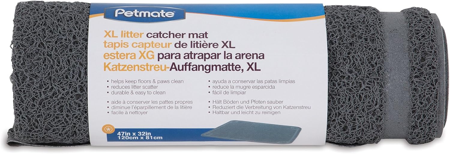 Petmate Litter Catcher Mat Extra Large, Grey - Image 2