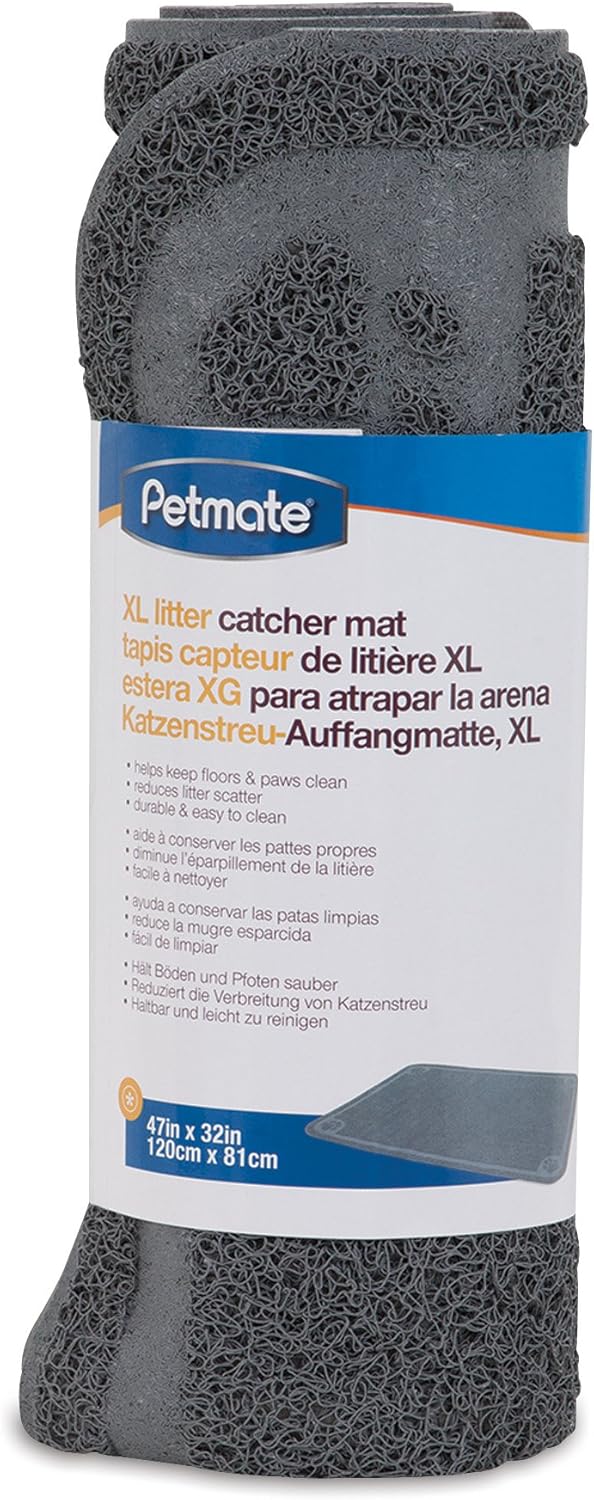 Petmate Litter Catcher Mat Extra Large, Grey - Image 3
