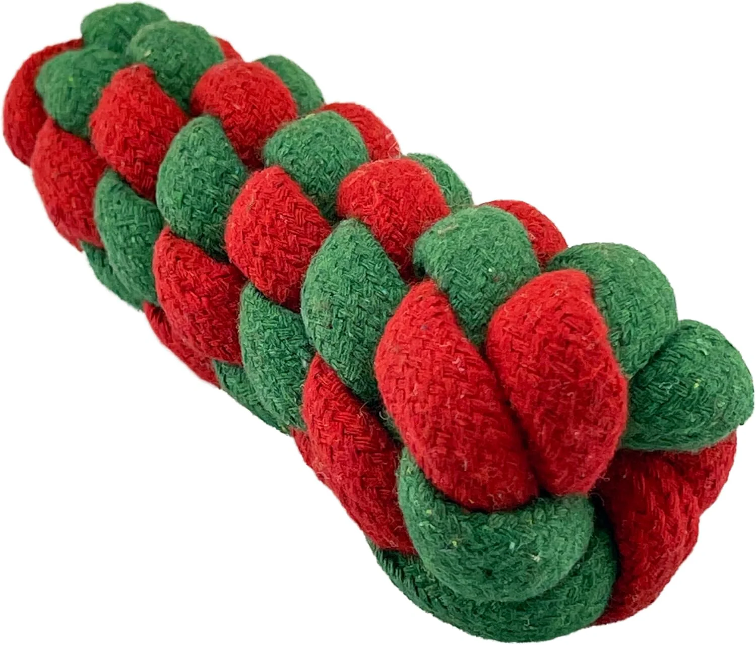 PetSport Holiday Woven Rope Chew and Tug Dog Toy for The Holiday Season of Dogs | Helps Clean Dogs Teeth | Color Fast Dye Will not Stain - Image 2