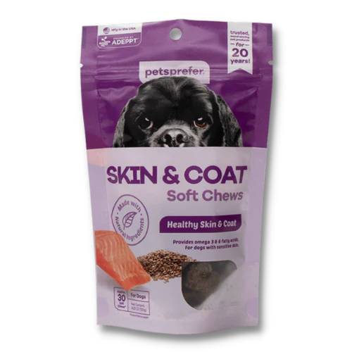 PetsPrefer® Skin & Coat Soft Chews 30ct