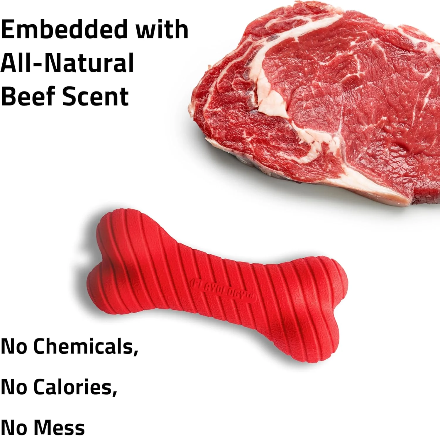 Playology Dual Layer Bone , All Natural Beef - Image 4