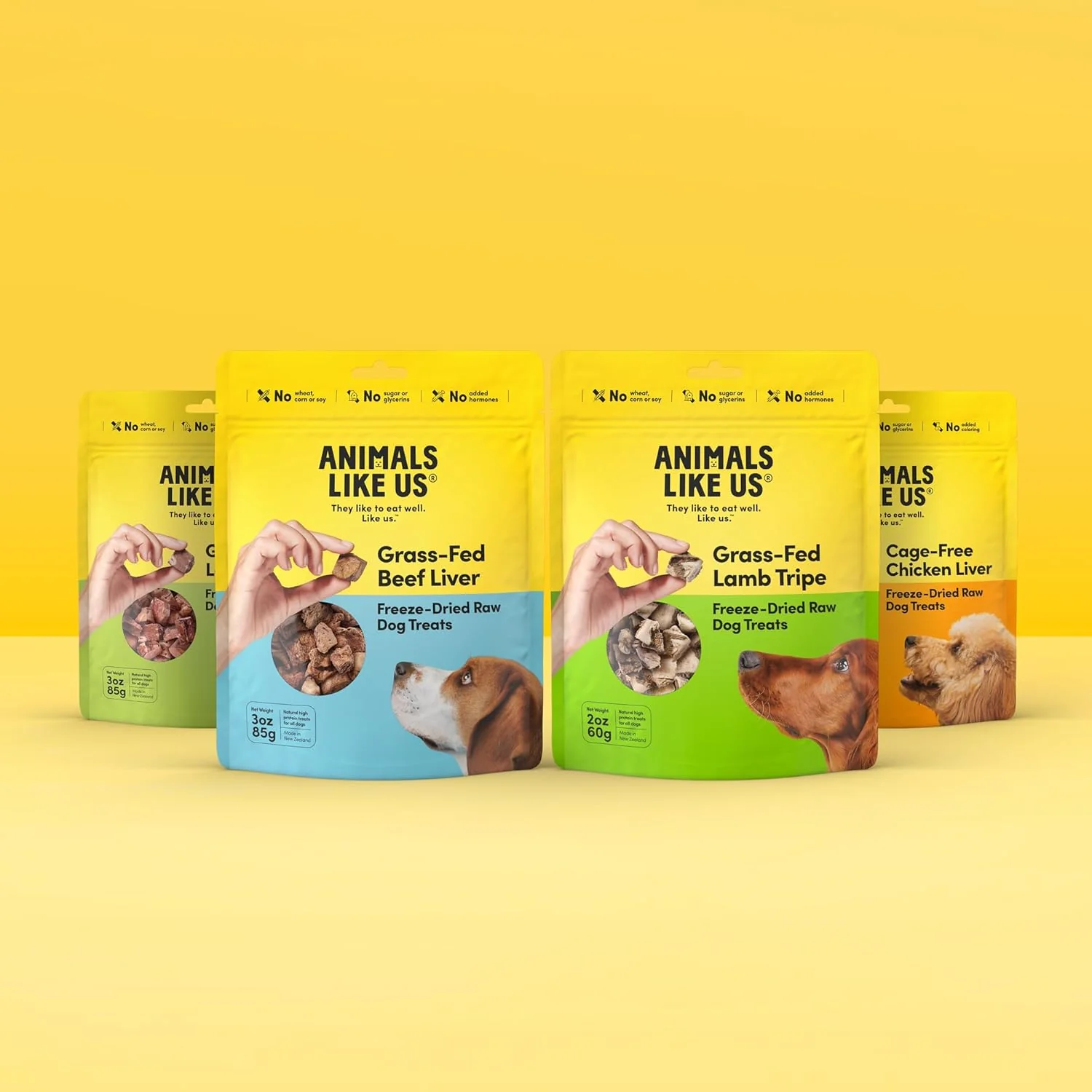 Animals Like Us - Premium Dog Treats, Freeze-Dried Raw 100% Cage-Free Chicken Liver, Single Ingredient, Protein Rich, Non-GMO, No Wheat or Corn, 3 oz - Image 8