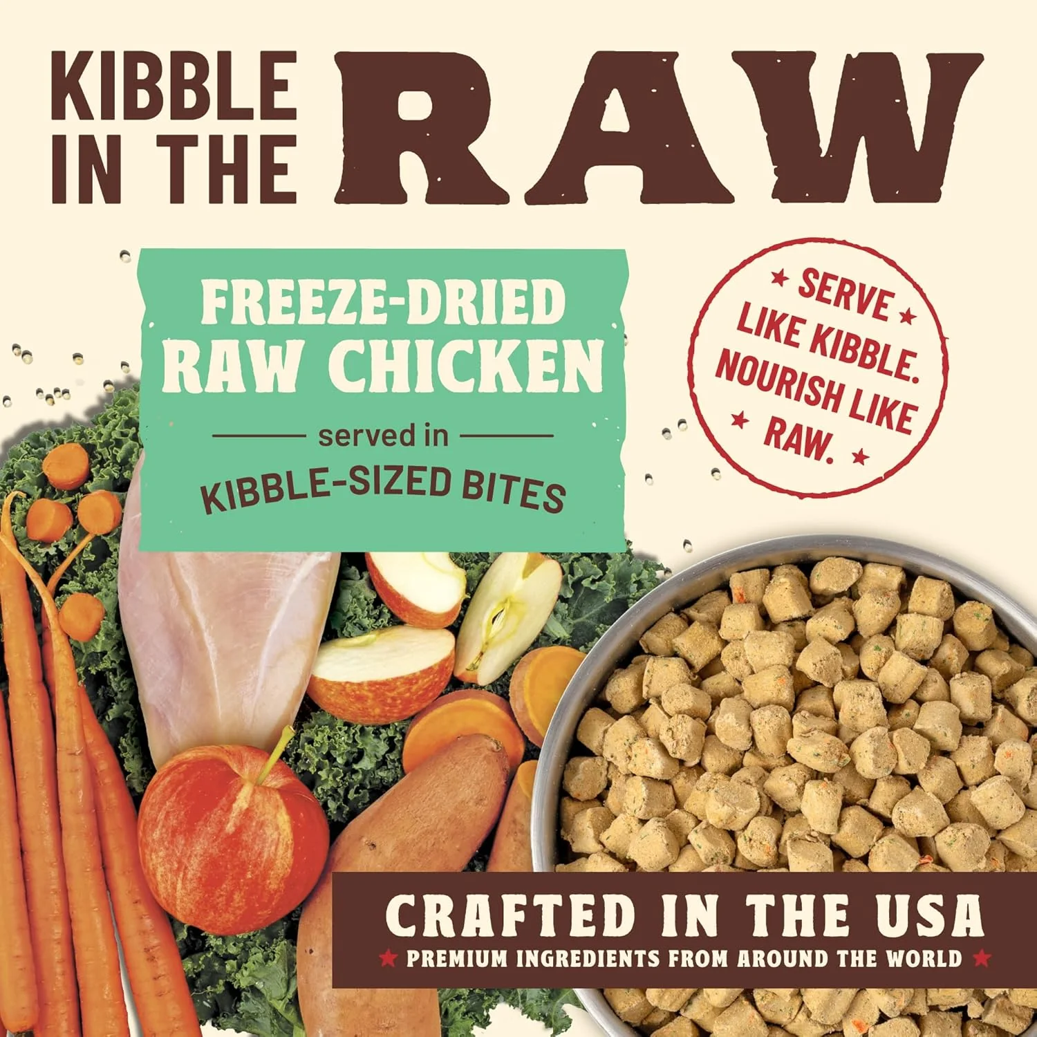 Primal Kibble in The Raw, Freeze Dried Dog Food, 5.4 lb Bag - Image 11
