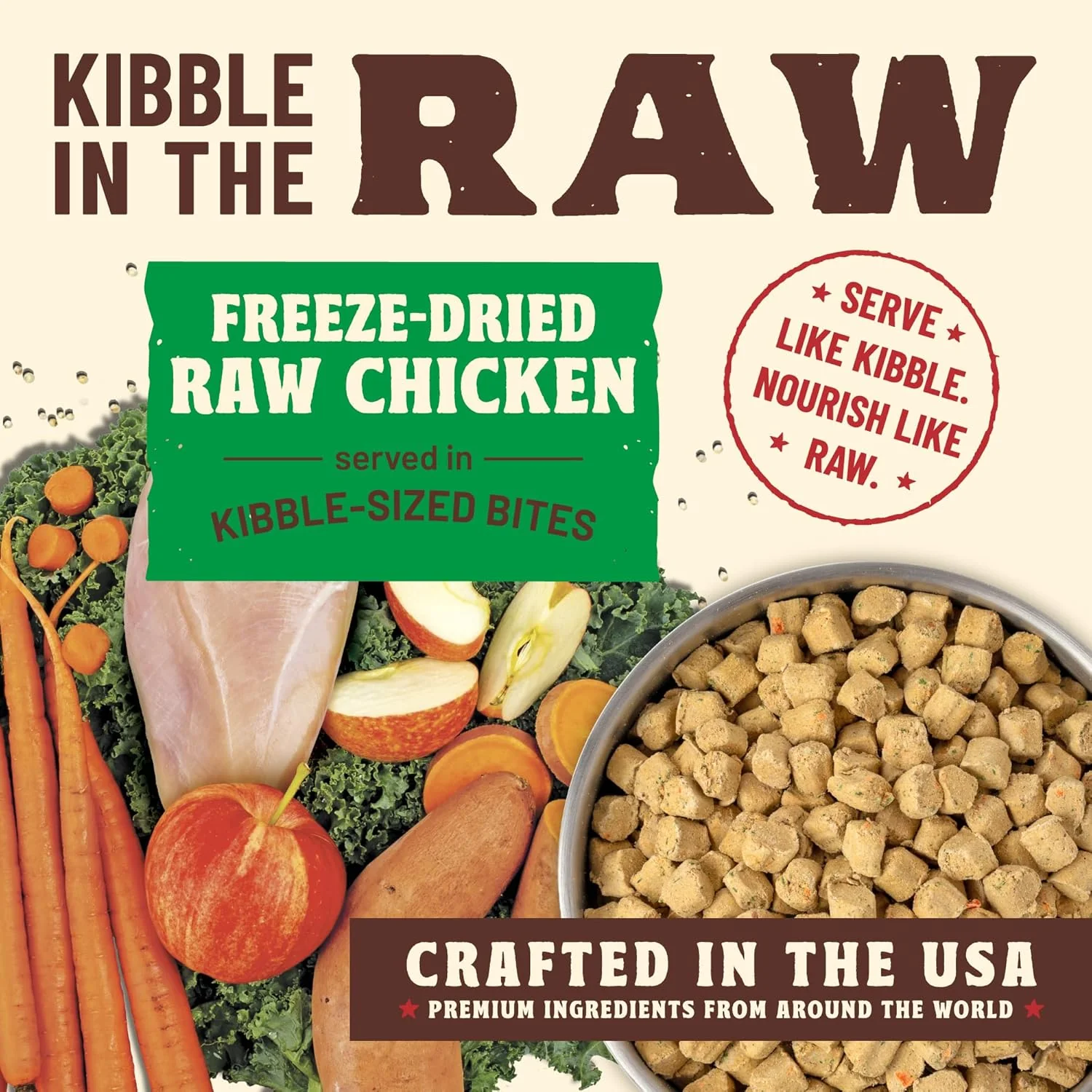 Primal Kibble in The Raw, Freeze Dried Dog Food, Small Breed Recipe, Scoop & Serve, Made with Raw Protein, Whole Ingredient Nutrition, Crafted in The USA, Dry Dog Food - Image 2