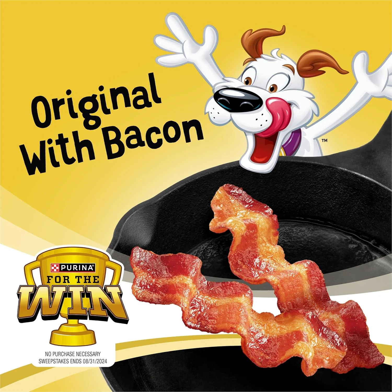 Purina Beggin' Strips Dog Treats, Original With Bacon Flavor -  6 oz. Pouches - Image 3