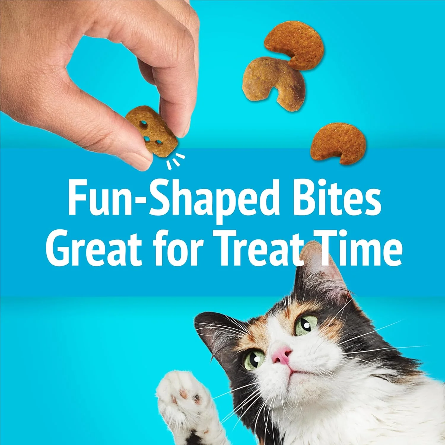 Purina Friskies Cat Treats, Party Mix Lobster & Mac 'N' Cheese Flavors - (Pack of 10) 2.1 oz. Pouches - Image 10