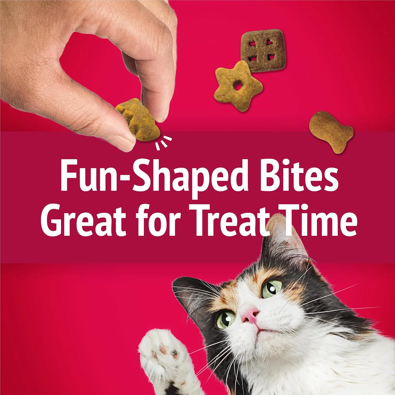 Purina Friskies Cat Treats, Party Mix Mixed Grill Crunch - (Pack of 10) 2.1 oz. Pouches - Image 9