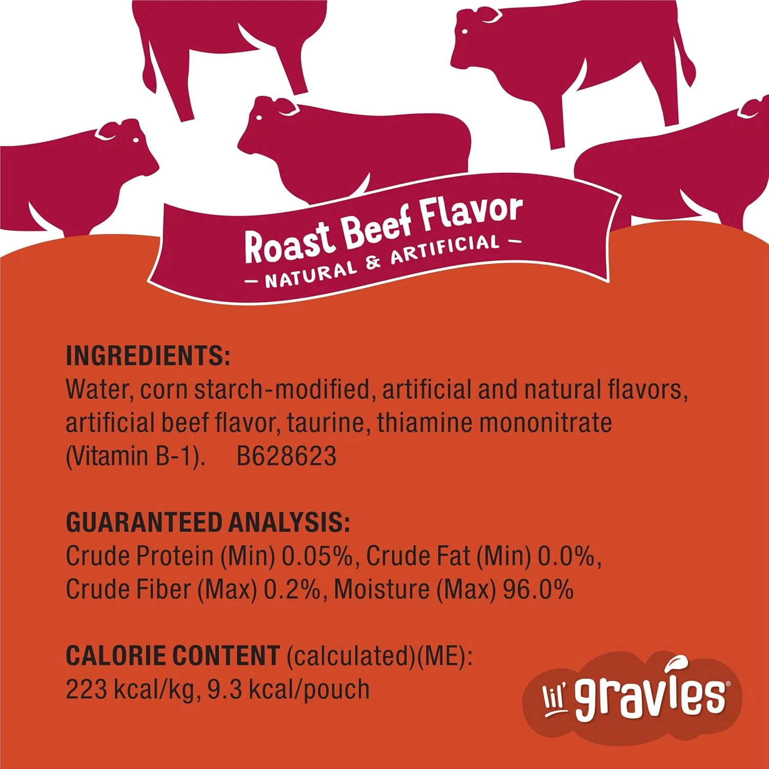 Purina Friskies Lil' Gravies Roast Beef Flavor Cat Food Complement Lickable Cat Treats - (Pack of 16) 1.55 oz. Pouches - Image 6