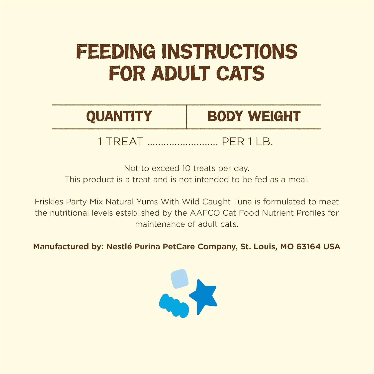 Purina Friskies Natural Cat Treats, Party Mix Natural Yums With Wild Tuna - (Pack of 10) 2.1 oz. Pouches - Image 10