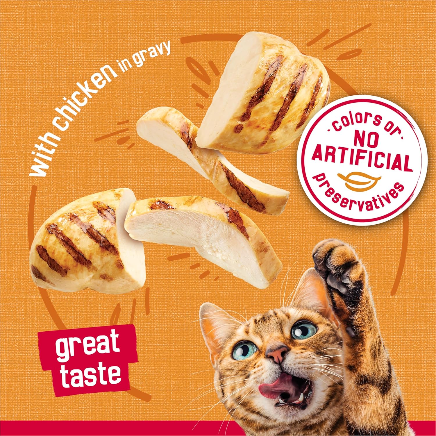 Purina Friskies Prime Filets With Chicken in Wet Cat Food Gravy - (Pack of 24) 5.5 oz. Cans - Image 4