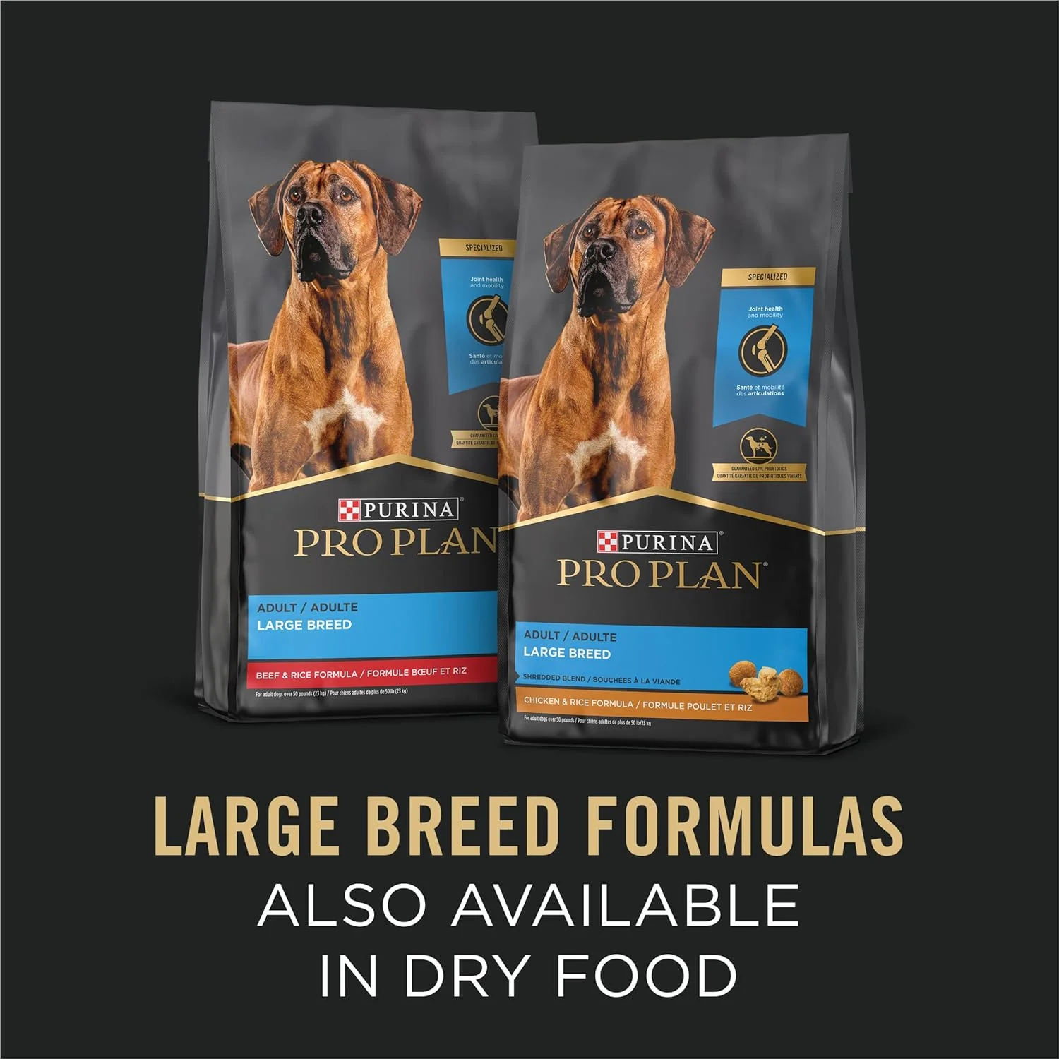 Purina Pro Plan Gravy Wet Dog Food for Large Dogs, Large Breed, Chicken and Rice Entrée - (Pack of 12) 13 oz. Cans - Image 6