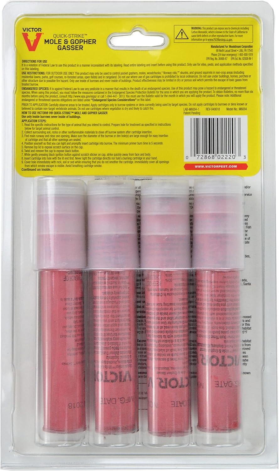Quick Strike Mole & Gopher Gasser, 4-Pk. - Image 2