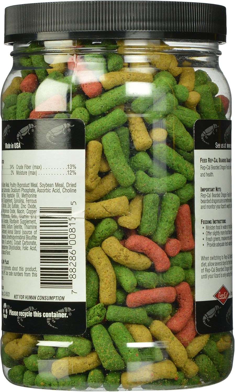 Rep-Cal SRP00814 Adult Bearded Dragon Pet Food, 4-Ounce - Image 4