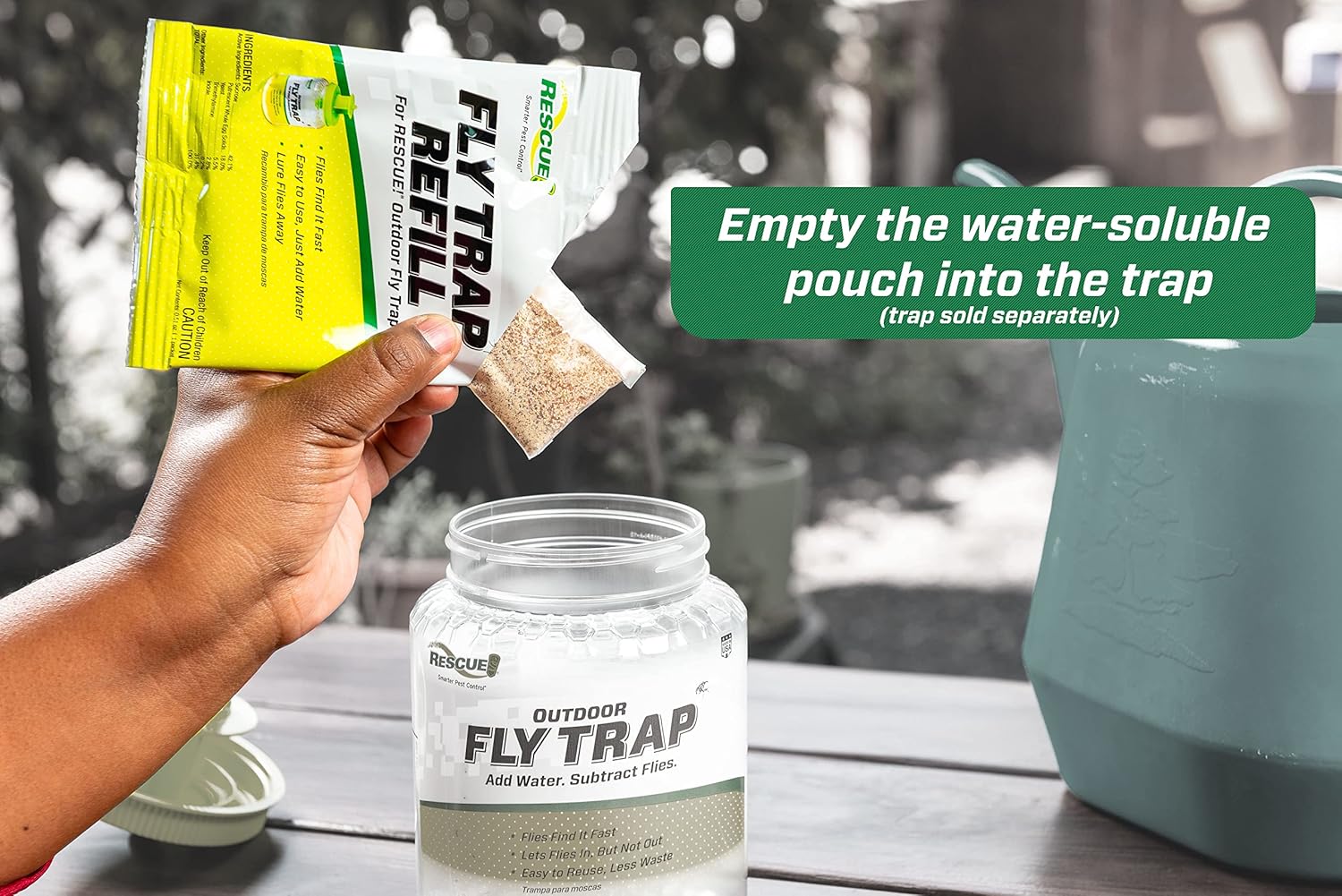 RESCUE! Reusable Fly Trap Bait Refill – Outdoor Use - Image 2