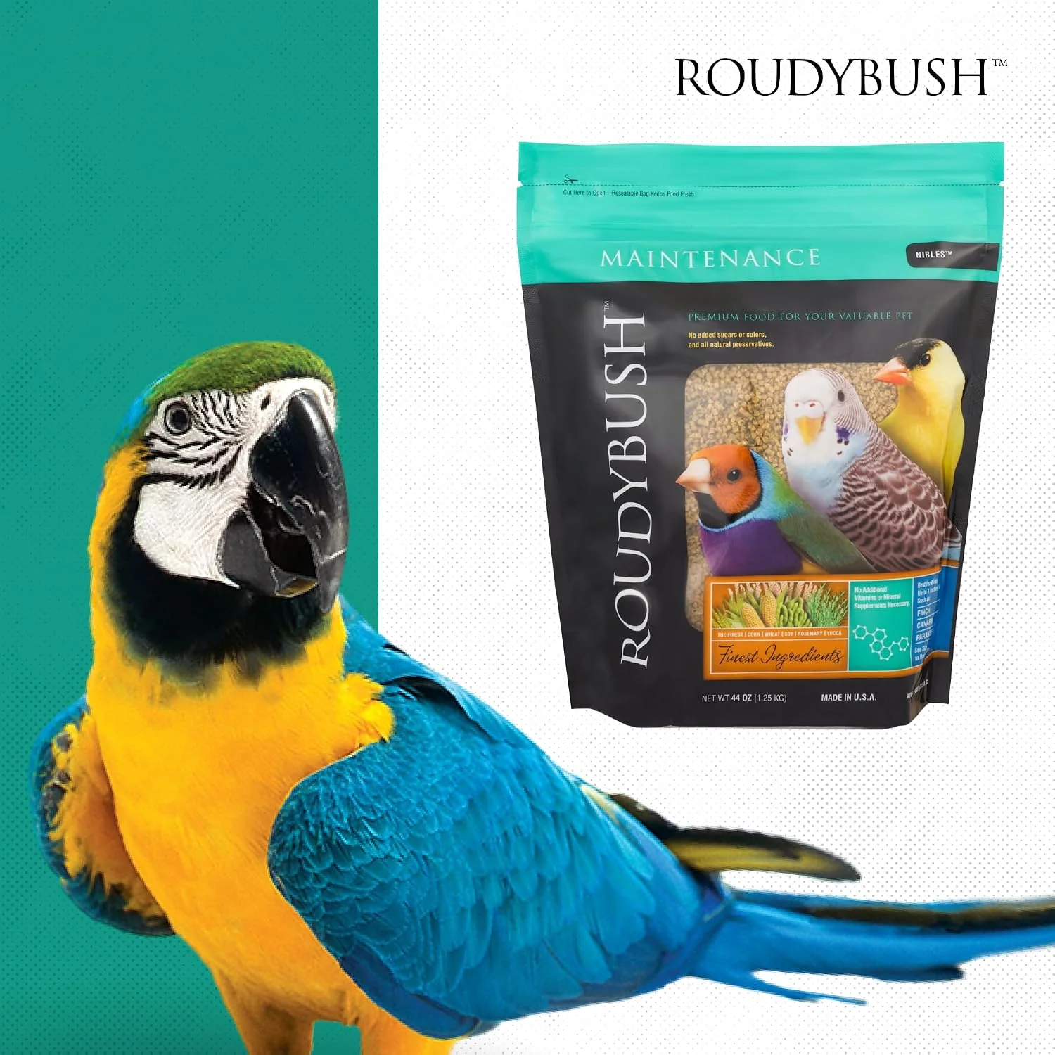 Roudybush Daily Maintenance Bird Food Nibbles – 25 lb - Image 8