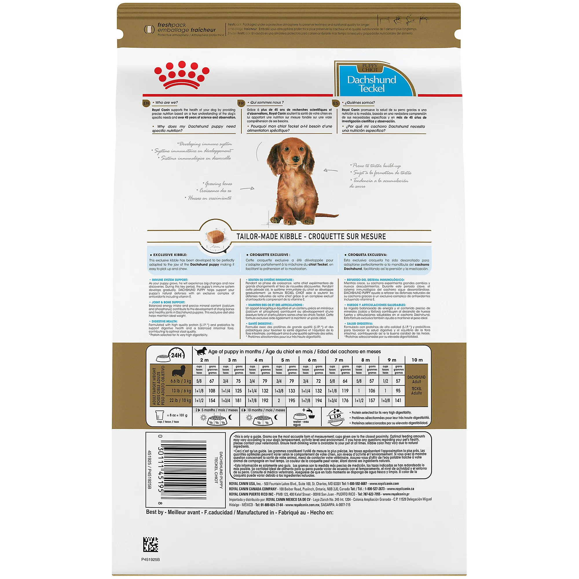 Royal Canin Dachshund Puppy Breed Specific Dry Dog Food - Image 3