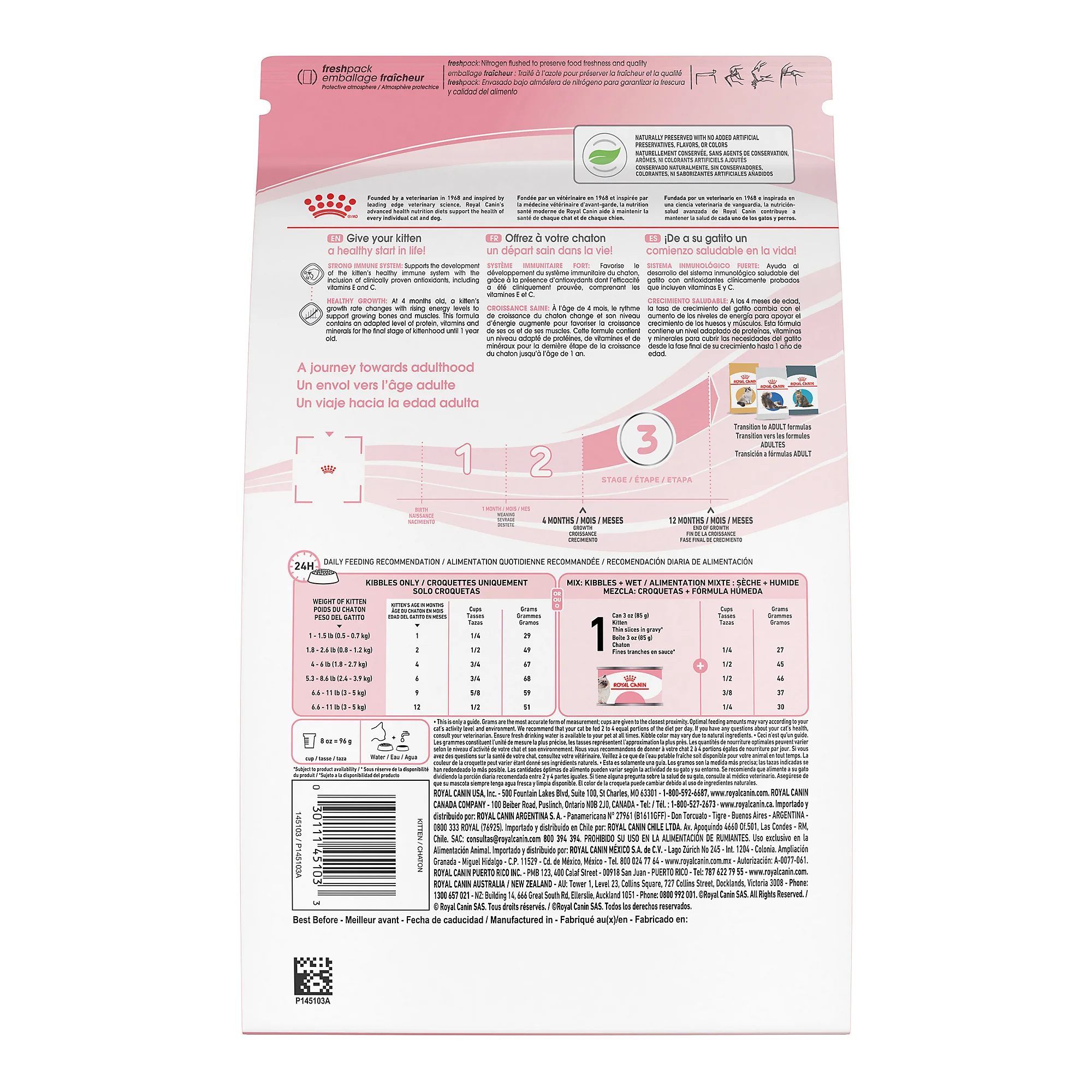 Royal Canin Feline Health Nutrition Dry Kitten Food, Supports Digestive Health, Immune Support and Healthy Energy - Image 3