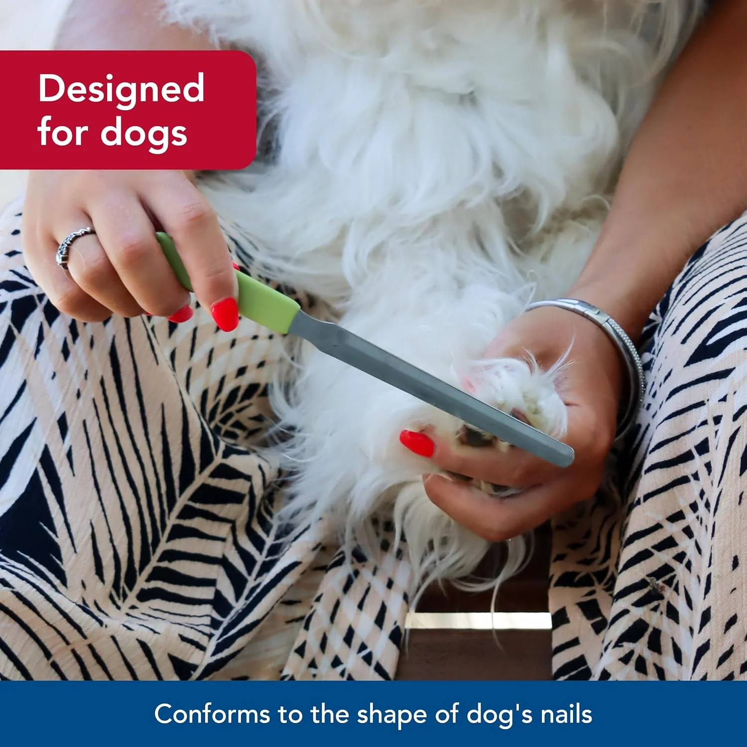 Safari Dog Nail File - Ensure a Smooth Finish After Cutting - Remove Burs from Outdoor & Indoor Dogs - One Size - Image 3