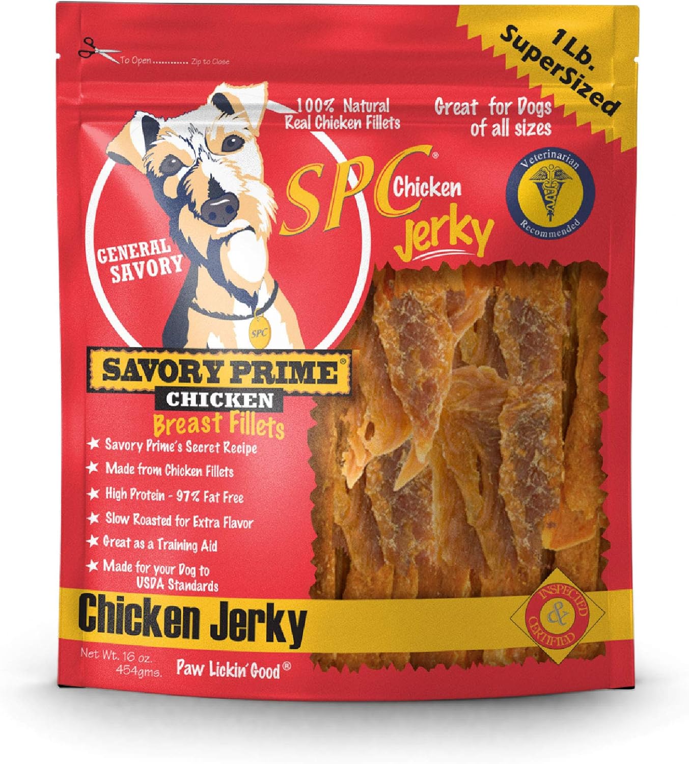 Savory Prime Chicken Jerky for Dogs - Image 2