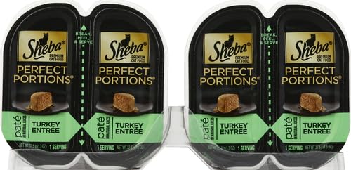 SHEBA Perfect Portions Paté Wet Cat Food Tray (1 Count, 2 Servings), Roasted Turkey Entrée 2.6-oz - Image 10