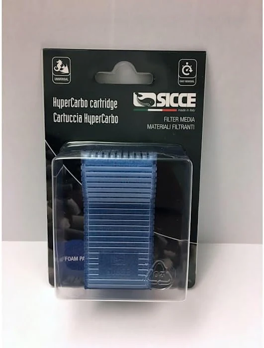 SICCE Replacement HyperCarbo Cartridge for MICRON Plus Internal Filter with Spong - Image 2