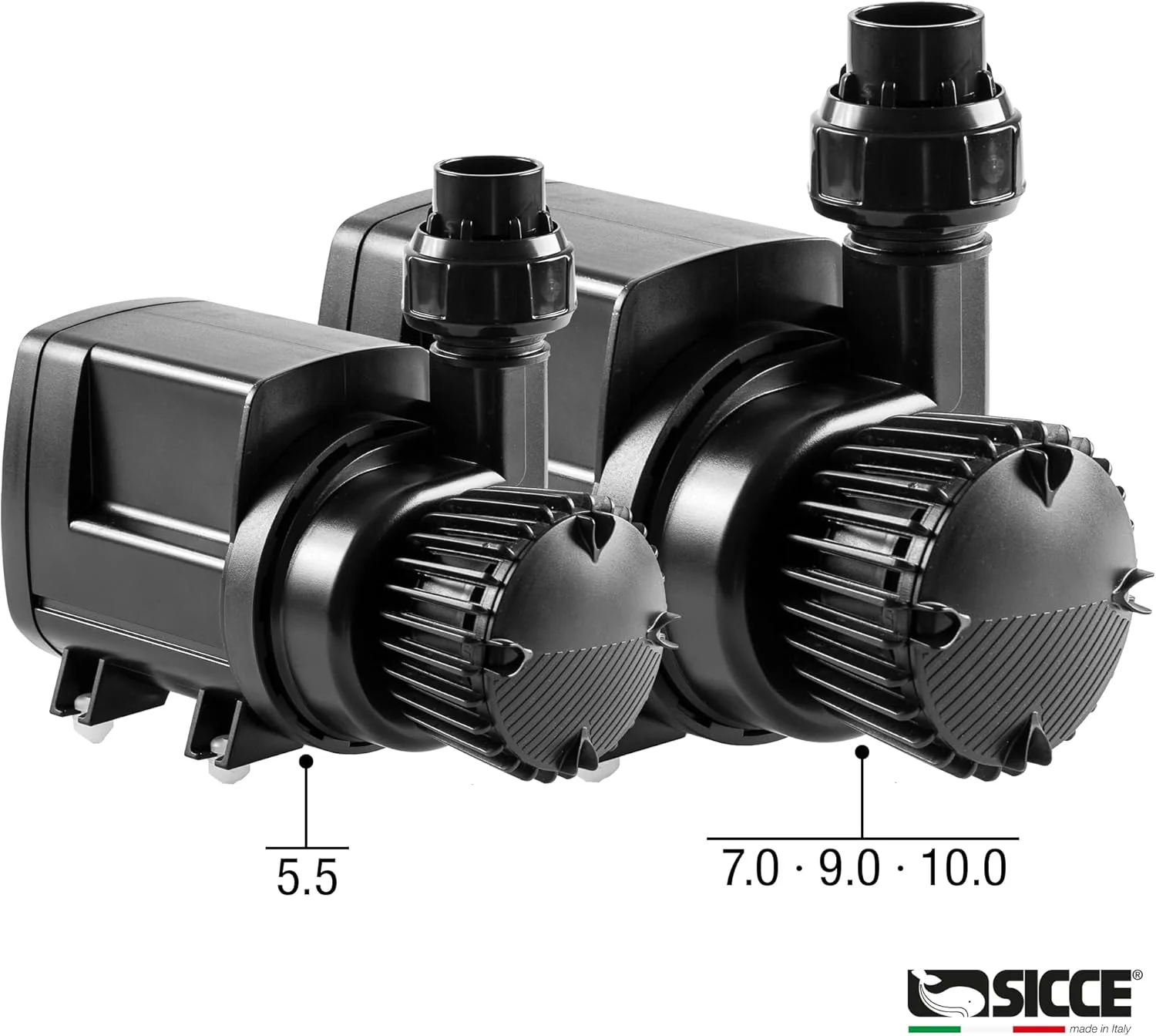 SICCE Syncra ADV 9.0 Water Pump 2500 GPH Italian Made Aquarium DC Return with Controller | Quiet, Submersible or External | Fish Tank, Sump, Pond, Freshwater and Saltwater Marine Use - Image 5