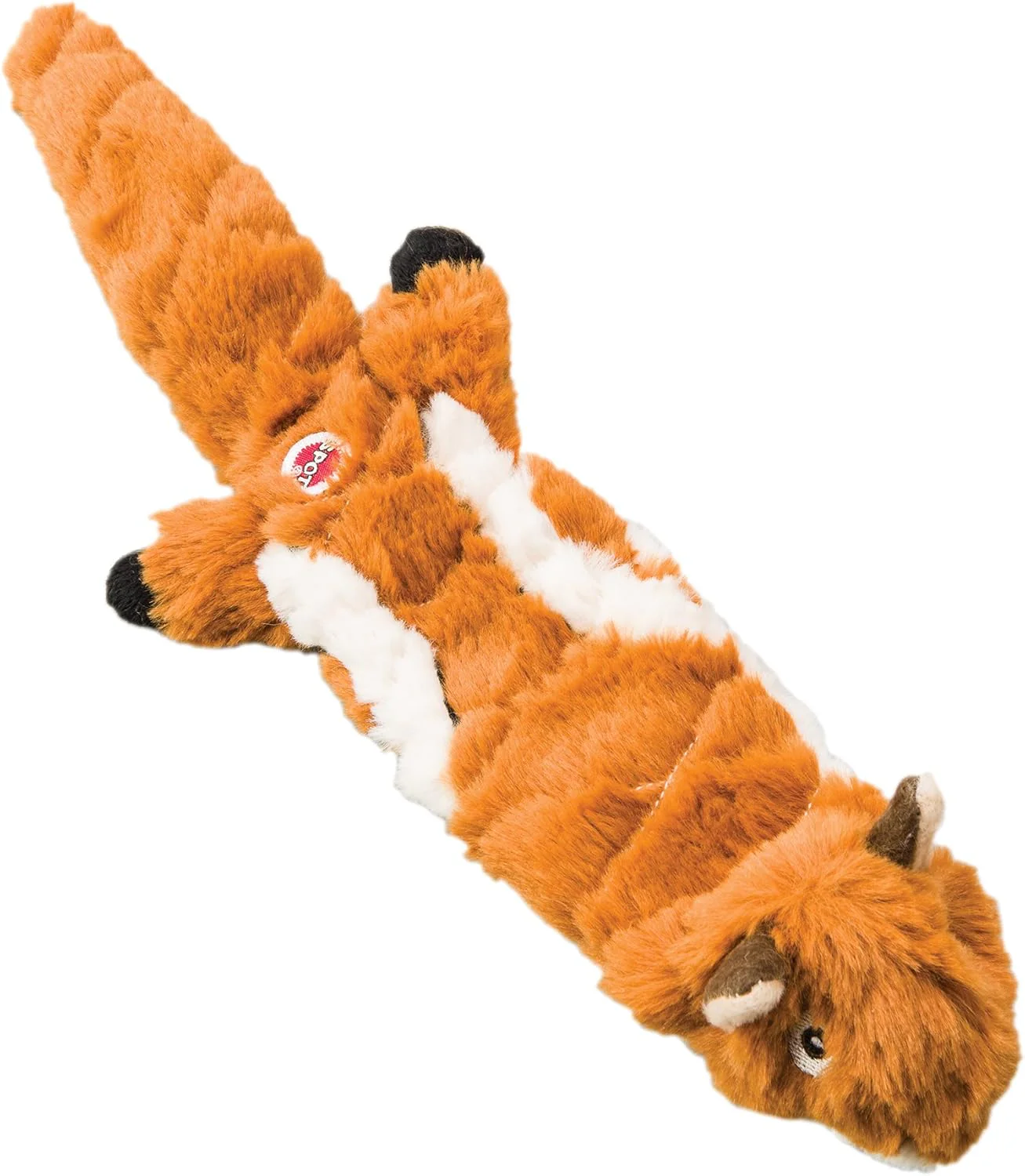Skinneeez Extreme Quilted Chipmunk- Durable, Stuffing Free Dog Toy with 4 Layers of Diamond Stitched Fabric & 2 Squeakers- Ideal for Medium and Large Aggressive Puppies and Dog