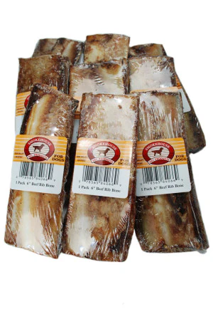 Smokehouse Treats Rib Bone 12" Long (1 Pack) - Image 3