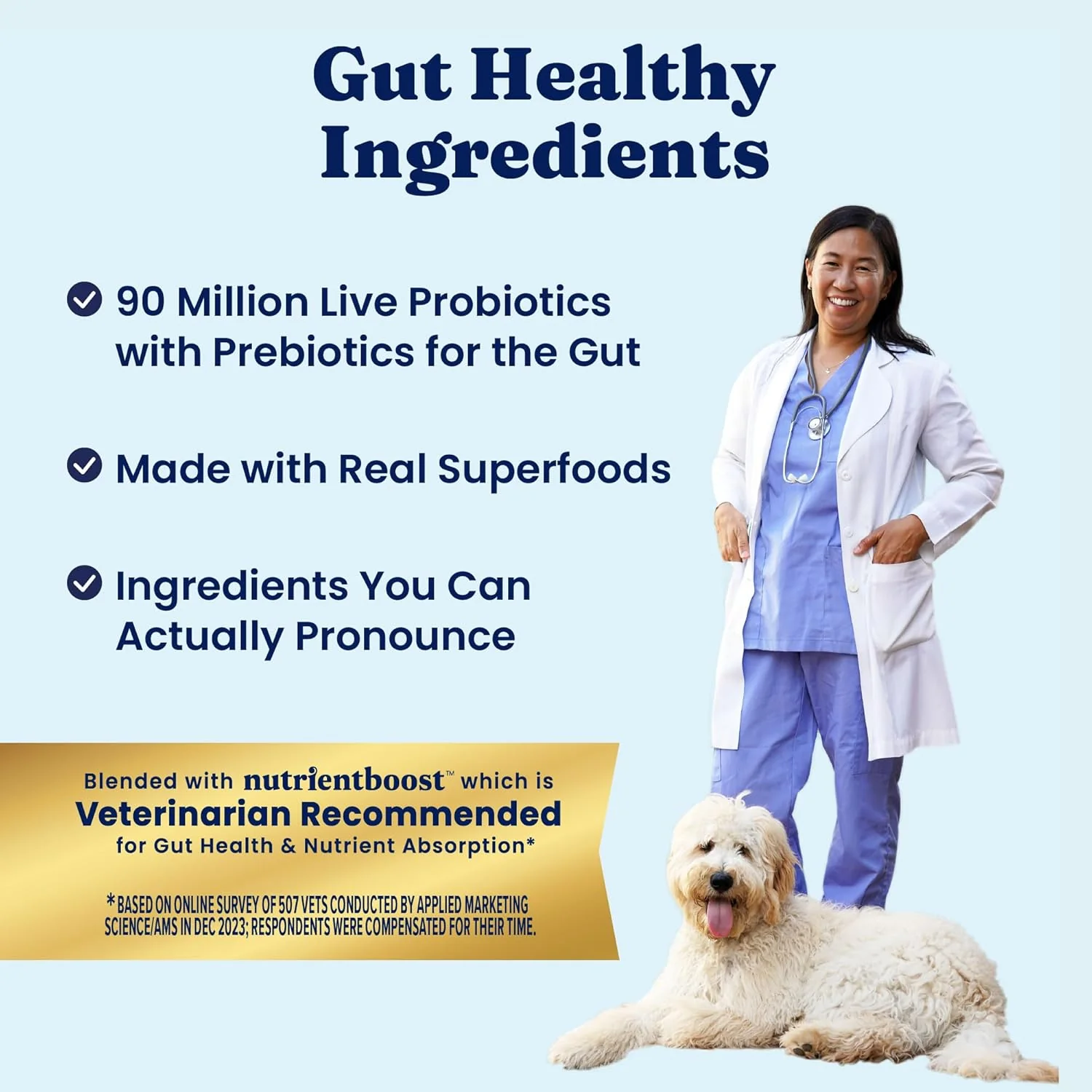 Solid Gold Bison Dry Dog Food for Large Dogs – High Protein, Whole Grain Kibble with Real Bison, Brown Rice & Omega 3 – Large Kibble w/Probiotics for Gut Health - Adult Dog Food - Nutrientboost™ 22-lb - Image 6