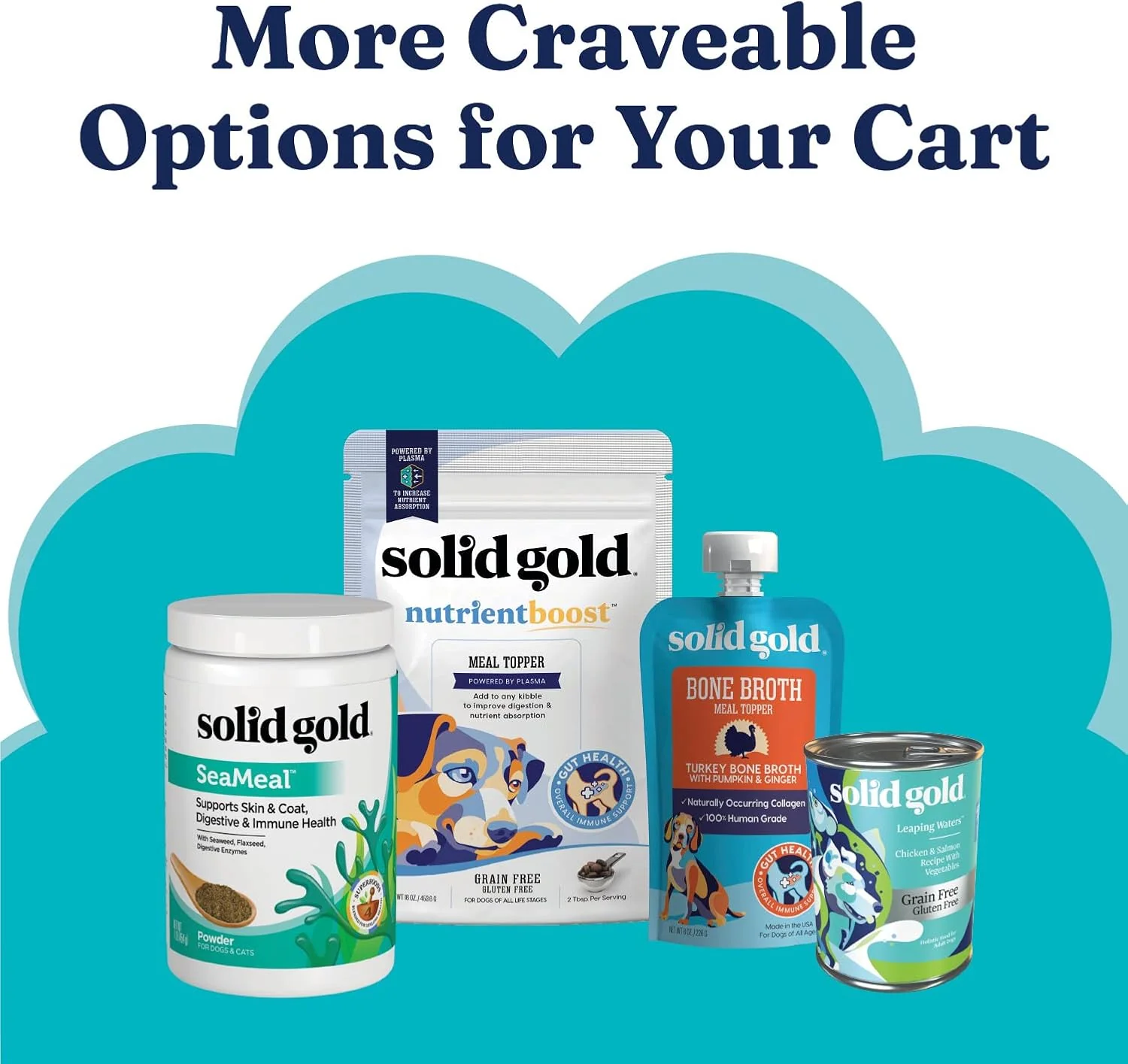 Solid Gold Dry Dog Food for Adult & Senior Dogs - with Whole Grains, Oatmeal, Pearled Barley, & Fish - Potato Free, High Fiber Adult Dog Food Dry Kibble for Sensitive Stomach & Immune Support 4-lb - Image 5