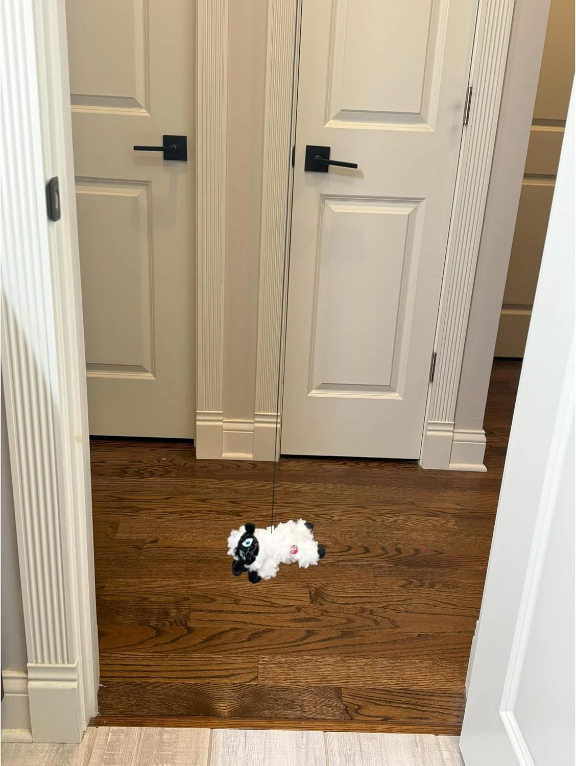SPOT A-Door-Able Baa Baa Sheep Cat Toy - Hanging Lamb with Catnip/Silverine Blend, Soft Fleece, Attaches to Any Door Frame, Engages Cats' Natural Hunting Instincts for Hours of Play - Image 4
