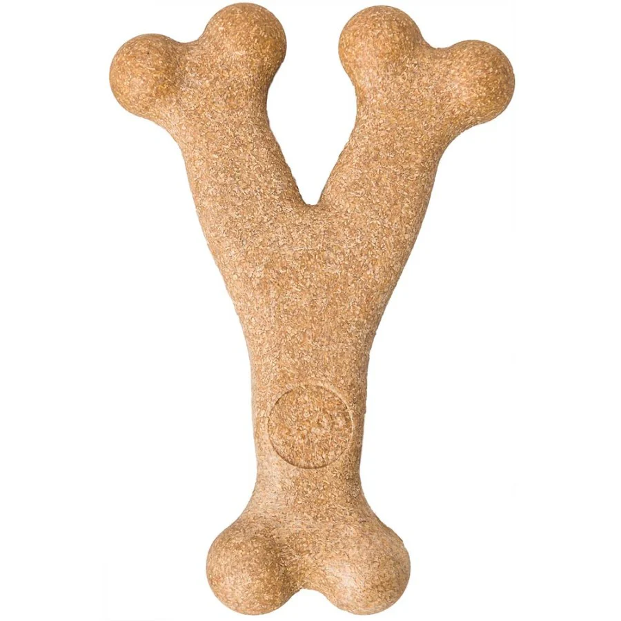 SPOT Bam-Bones Wishbone - Made with Strong Bamboo Fiber, Durable Long Lasting Dog Chew for Light to Moderate Chewers, Great Toy for Adult Dogs & Teething Puppies Under 50lbs, Chicken Flavor - Image 11