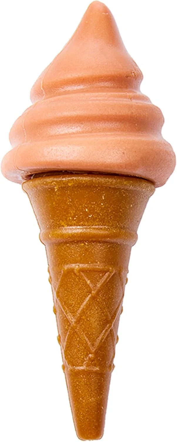 SPOT Pup Ice- Ready to Freeze at Home Dog Treats-Edible Chews for Medium Breed Dogs & Puppies with Real Chicken to Keep Your Pup Cool Year Round, Waffle Cone Strawberry Flavor, 2pcs - Image 2
