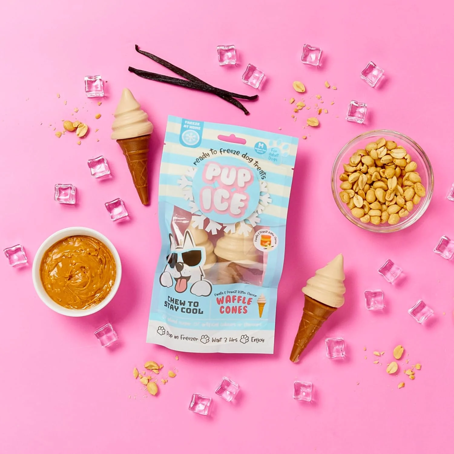 SPOT Pup Ice- Ready to Freeze at Home Dog Treats-Edible Chews for Medium Breed Dogs & Puppies - Image 6