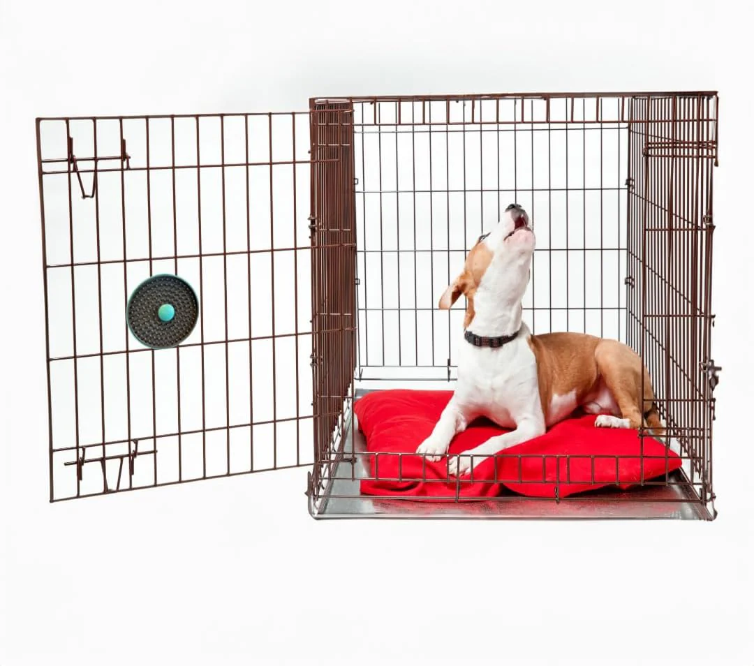 SPOT Soothers Multipurpose Dog Licking Mat- Dog Peanut Butter Lick Pad & Slow Feeder for Crate, Enrichment Toy for Small & Medium Dogs and Puppies, Food Grade Rubber, Anxiety Reliever, 6inch - Image 5